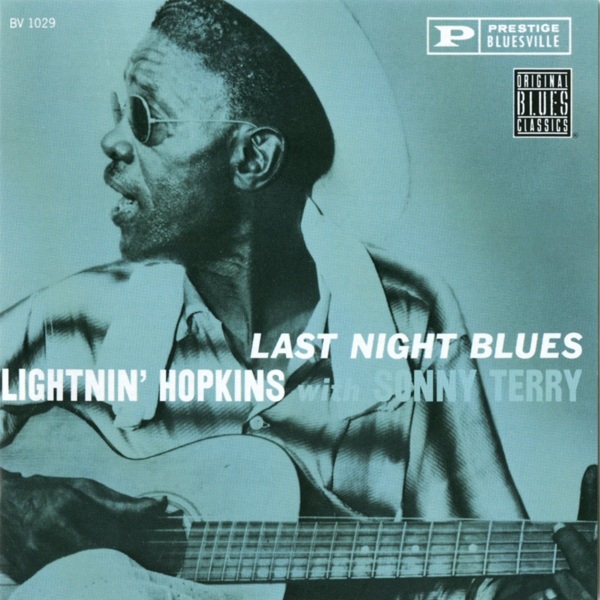 Sonny Terry Lightnin' Hopkins - Last Night Blues (LP) (Bluesville Acoustic Sounds)