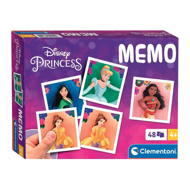 Clementoni - Clementoni Memospel Disney Prinses