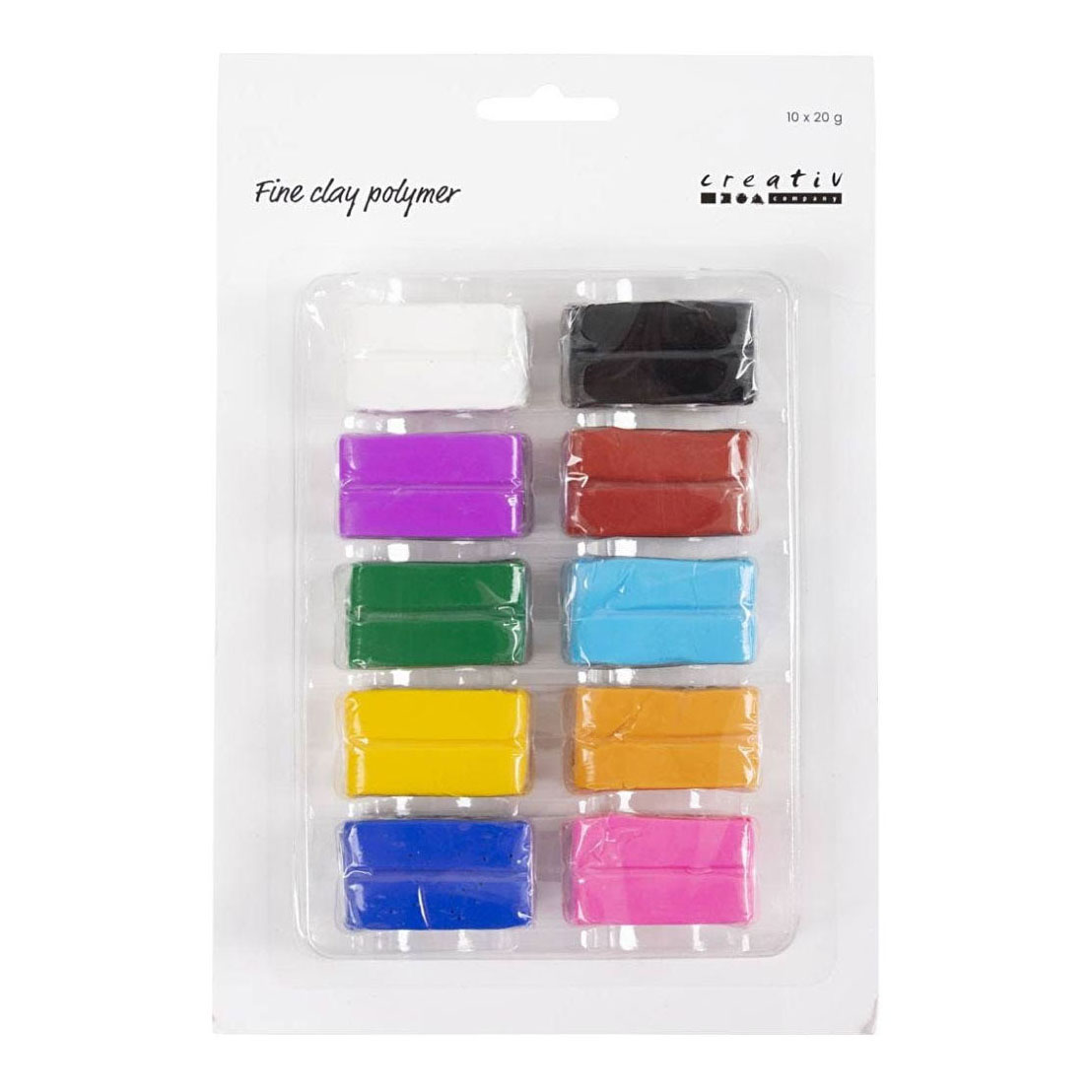 Fine Clay - Polymer - Colourful 10x20 G (78101)
