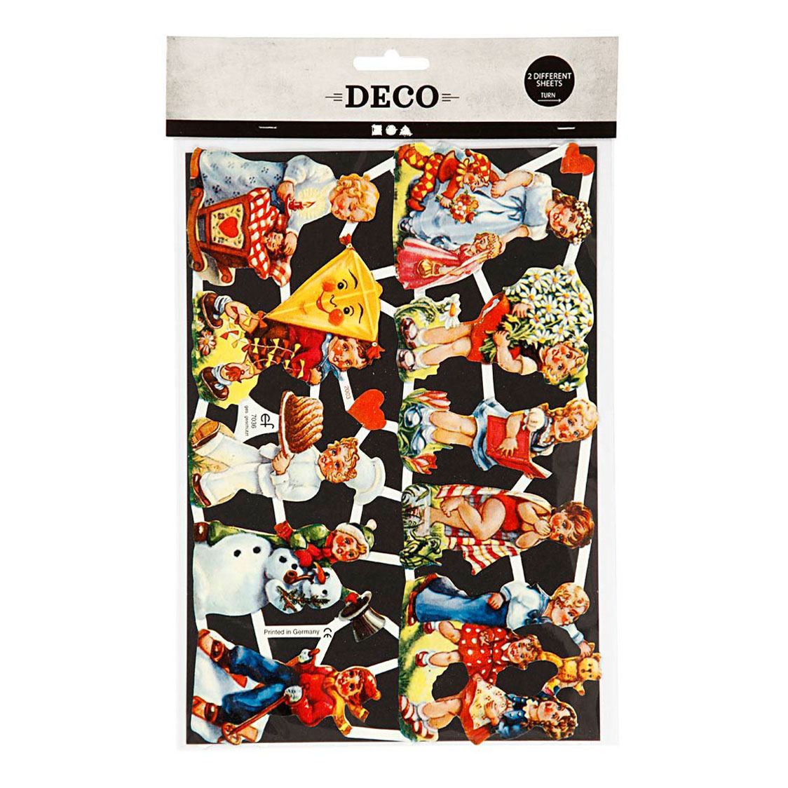 Creativ Company - Vintage Plaatjes Nostalgische Kinderen, 2 Vellen