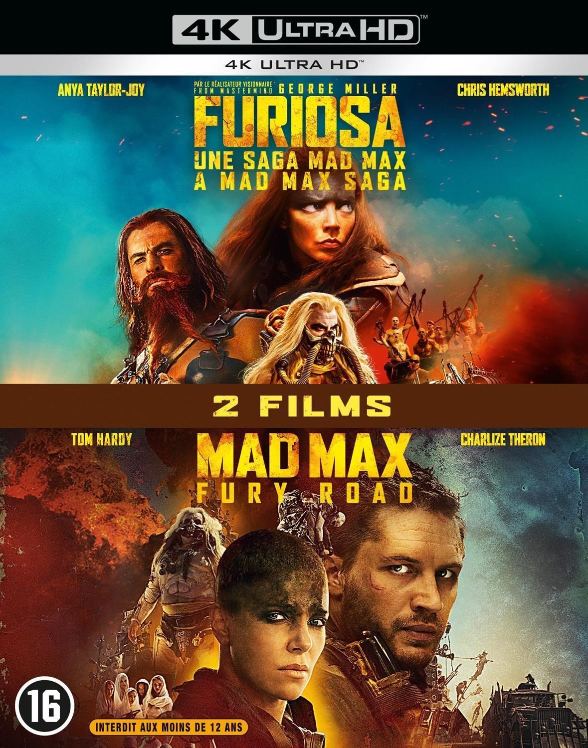 Furiosa - A Mad Max Saga & Mad Max - Fury Road (4K Ultra HD Blu-ray)