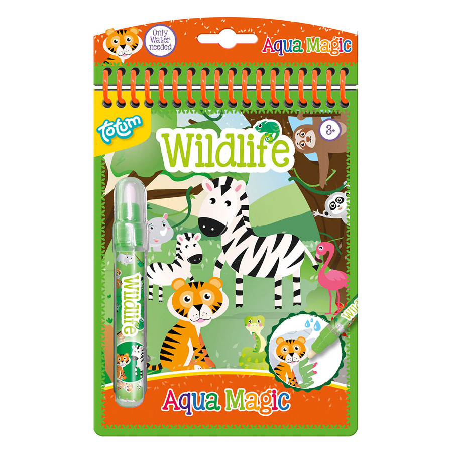 Totum - Totum Aqua Magic Wild Life Water Kleurboek