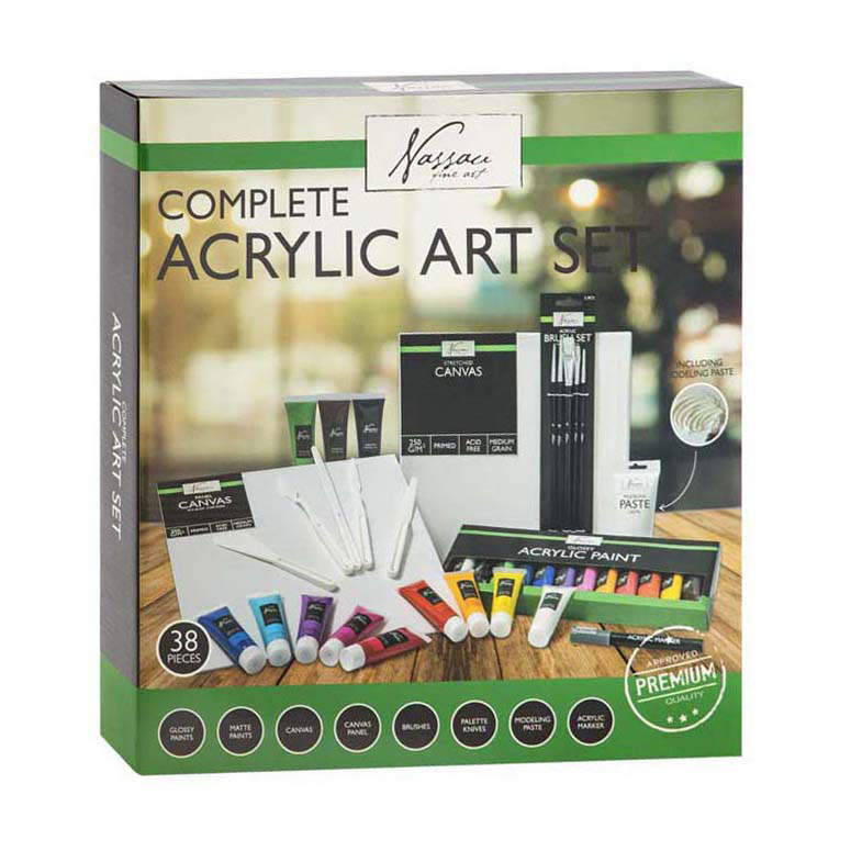Nassau Complete Acryl Set - 38dlg.
