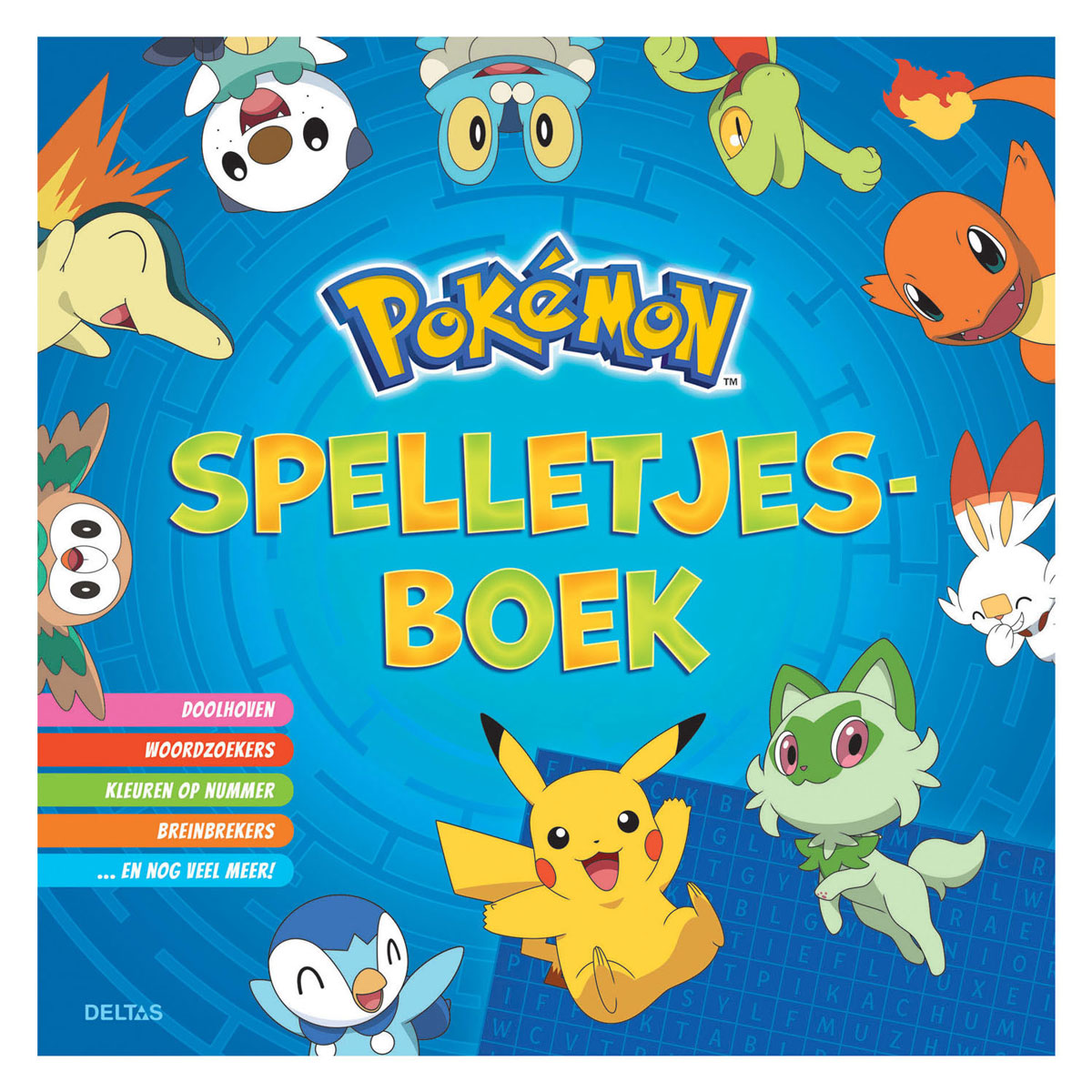 Deltas Pokemon Spelletjesboek 48blz.