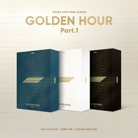 Ateez - 10th mini album [golden hour : part.1] (blue hour, diary, golden hour ver.)