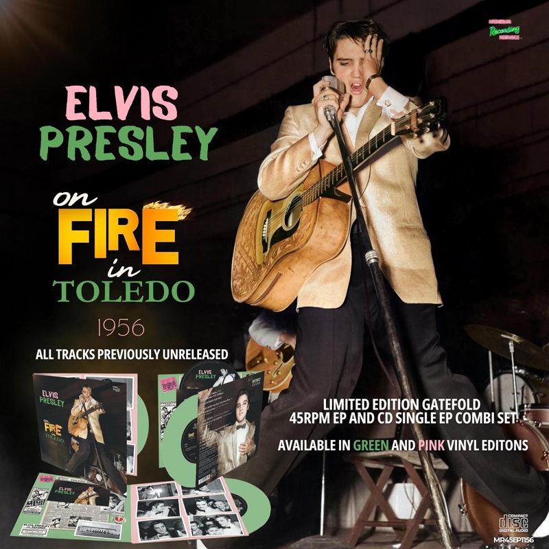 Elvis Presley - On Fire In Toledo 1956 (7" Single | CD)