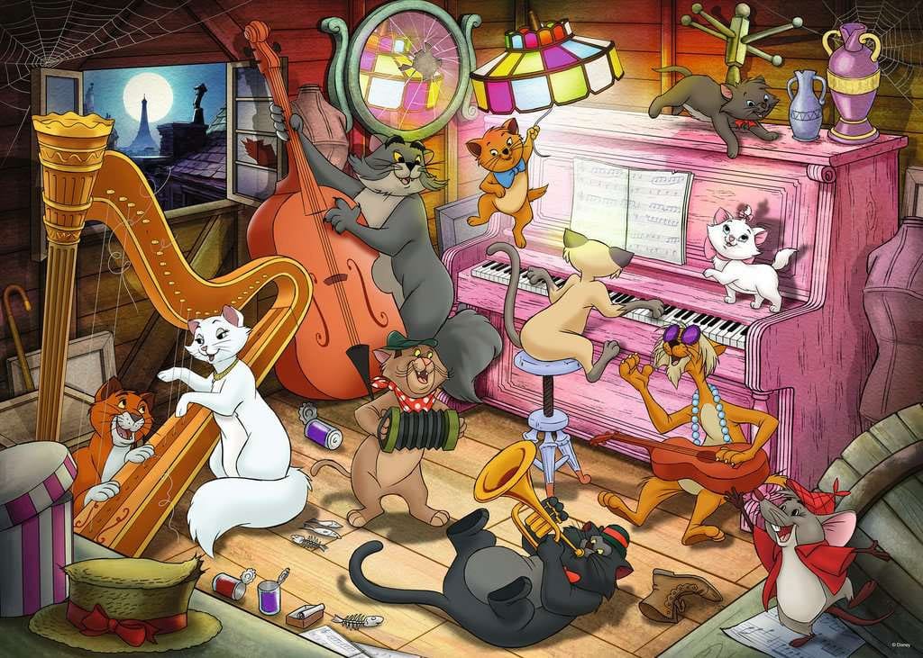Ravensburger Legpuzzel Disney Aristocats, 1000st.