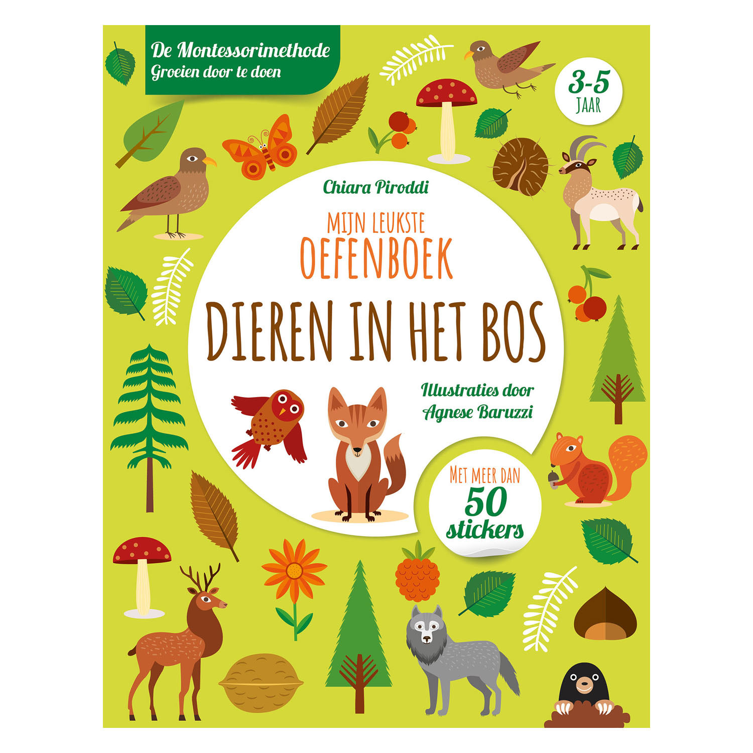 Dieren In Het Bos - Oefenboek