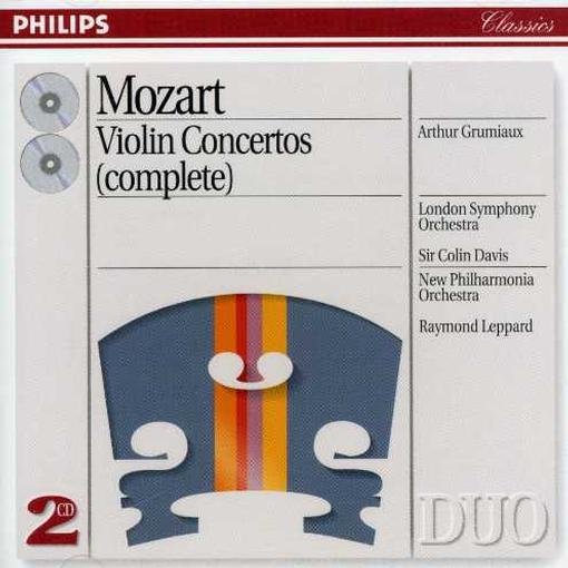 Arthur Grumiaux, London Symphony Orchestra, New Philharmonia Orchestra - Mozart: Violin Concertos (Complete) (2 CD) (Complete)