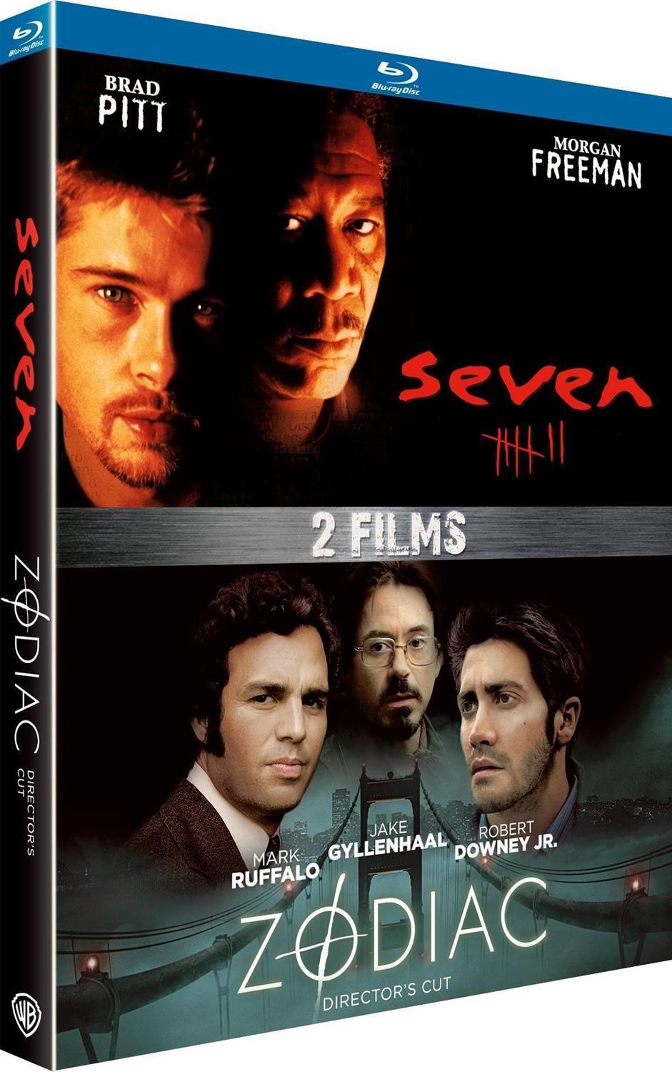 David Fincher - Seven + Zodiac (French Version) (Blu-ray) (Geen NL Ondertiteling)