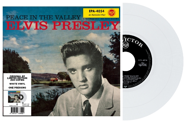 Elvis Presley - EP Etranger N16 - Peace In The Valley (US) (7" Single) (Coloured Vinyl) (Limited Edition)