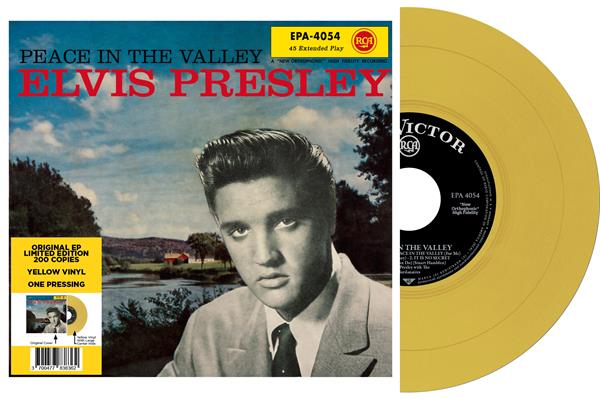 Elvis Presley - EP Etranger N16 - Peace In The Valley (US) (7" Single) (Coloured Vinyl) (Limited Edition)