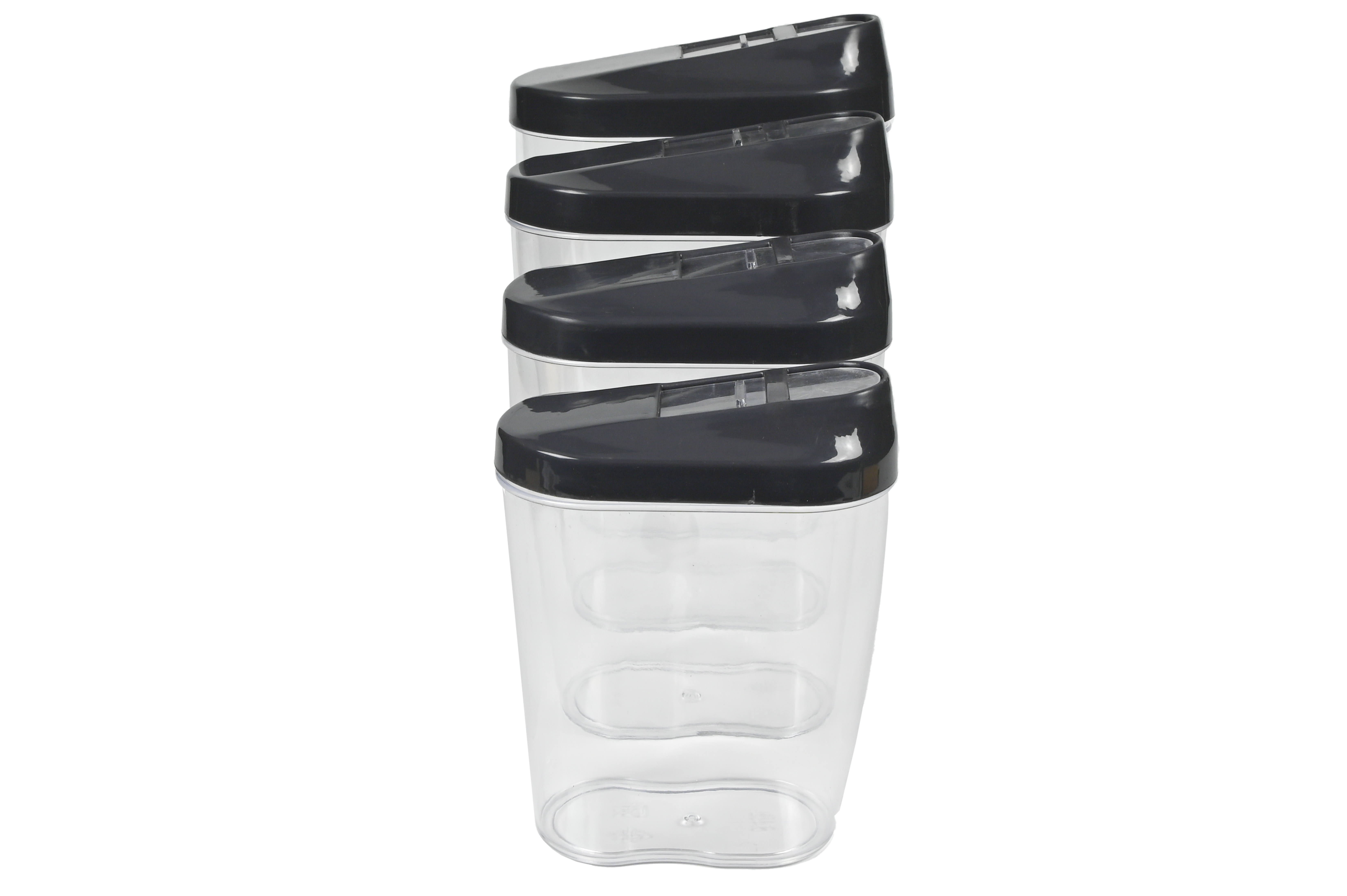 Voorraadpotten 4 dlg