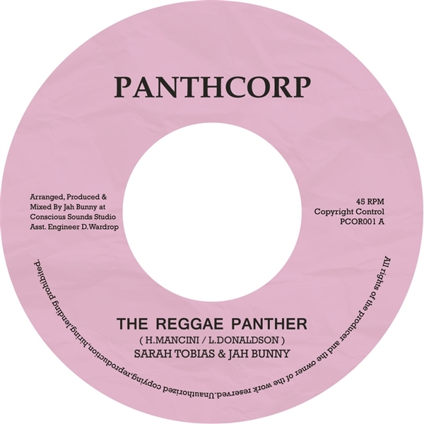 Sarah Tobias & Jah Bunny - The Reggae Panther (7" Single)