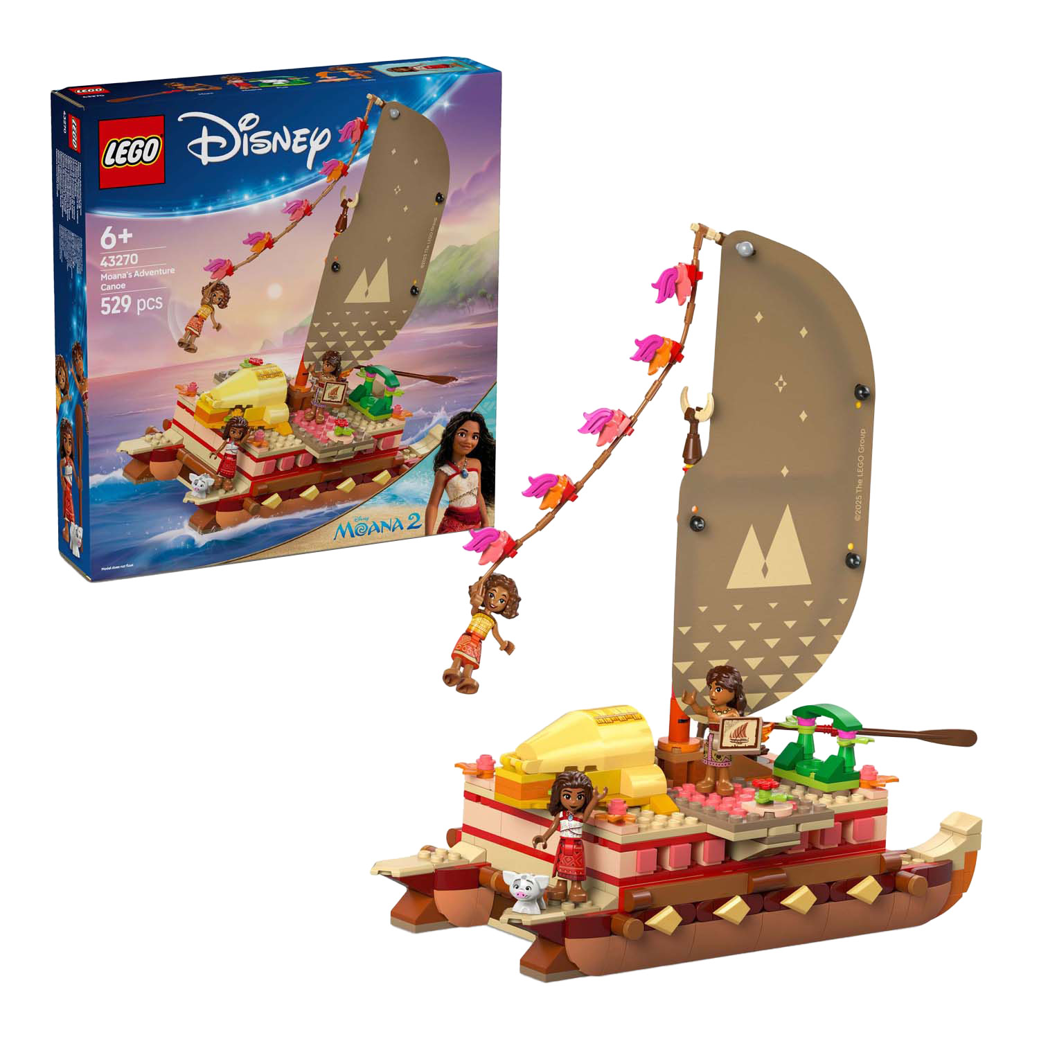 LEGO Disney Princess 43270 Vaiana's Avonturenkano