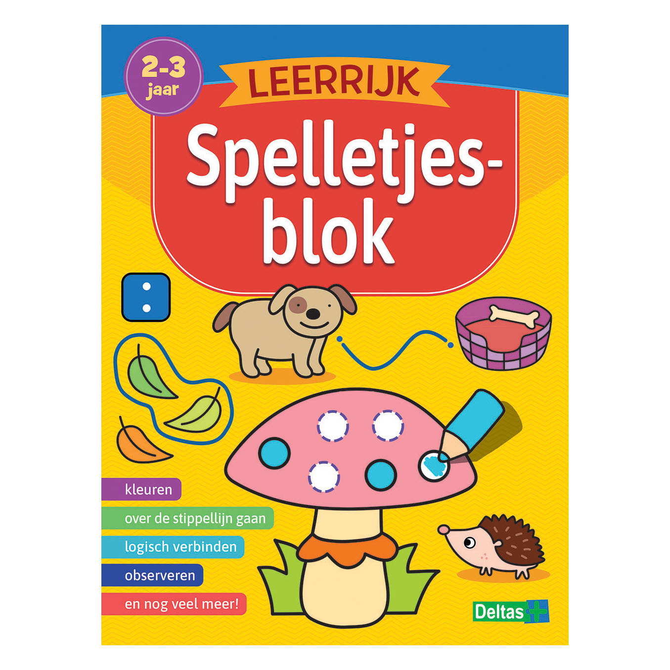 Leerrijk spelletjesblok 2-3 jaar