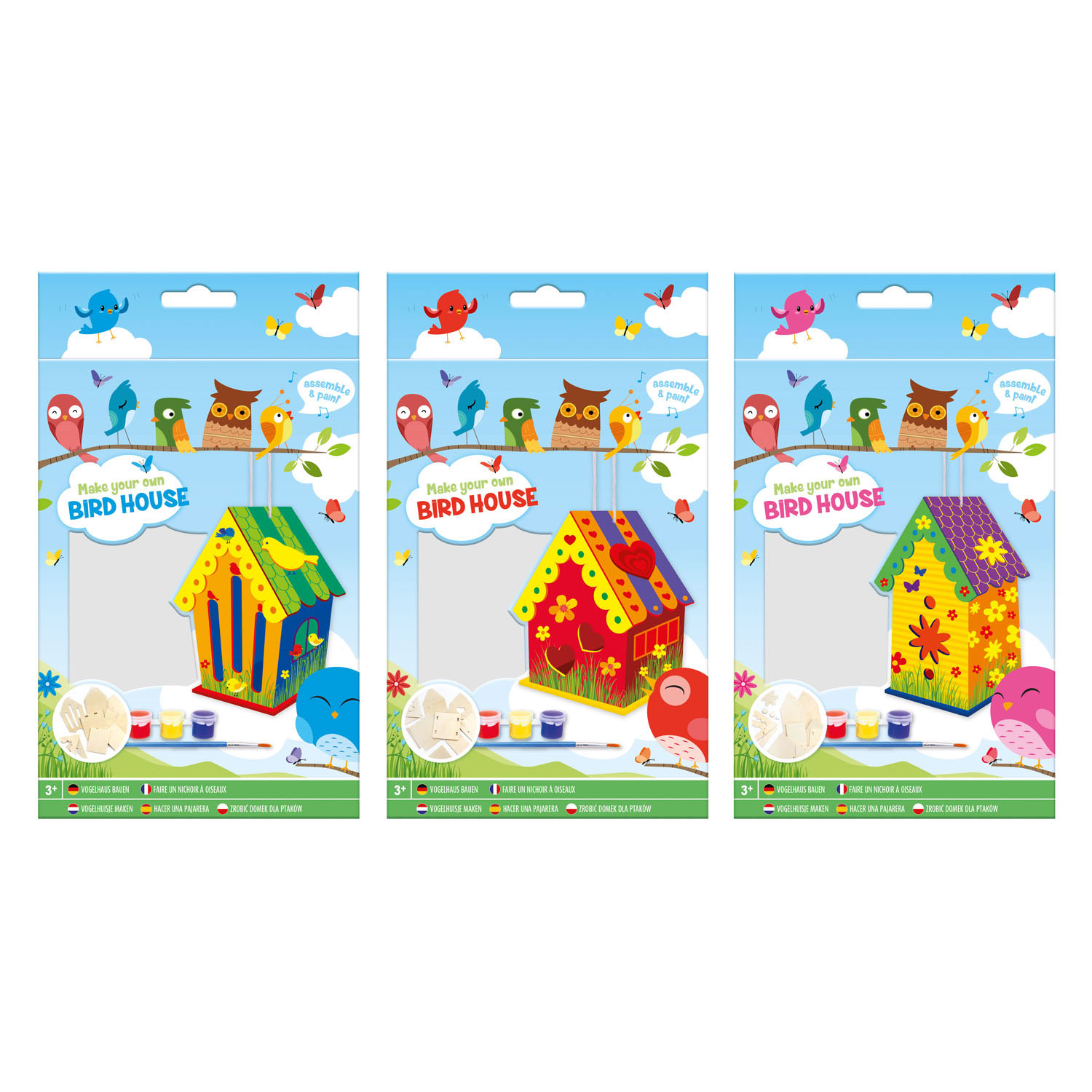 Creative Craft Group - Maak je eigen vogelhuisje voor in de Tuin