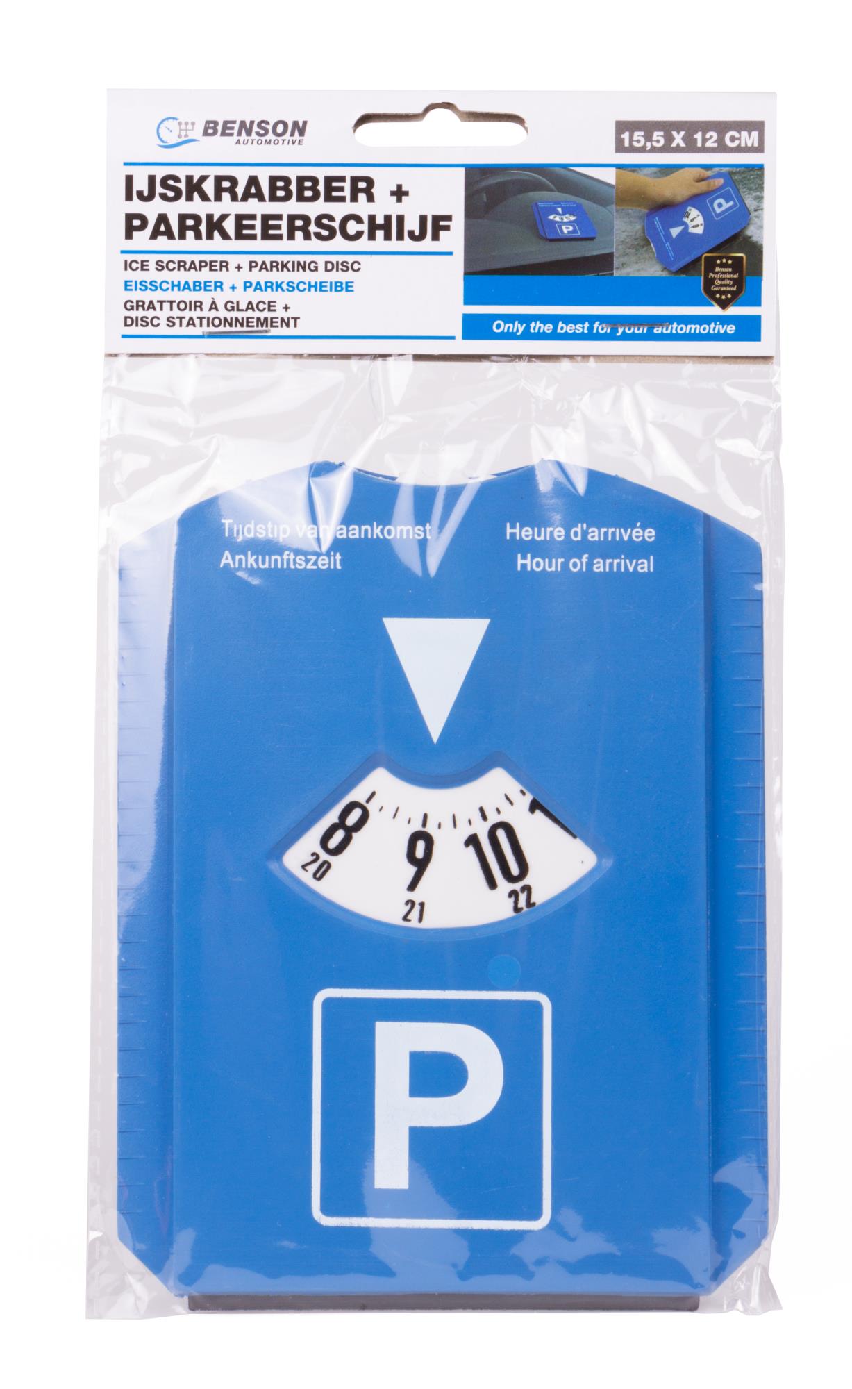 Parkeerkaart en ijskrabber (Import)