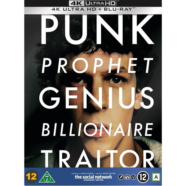 Social Network (4K Ultra HD Blu-ray) (Steelbook)