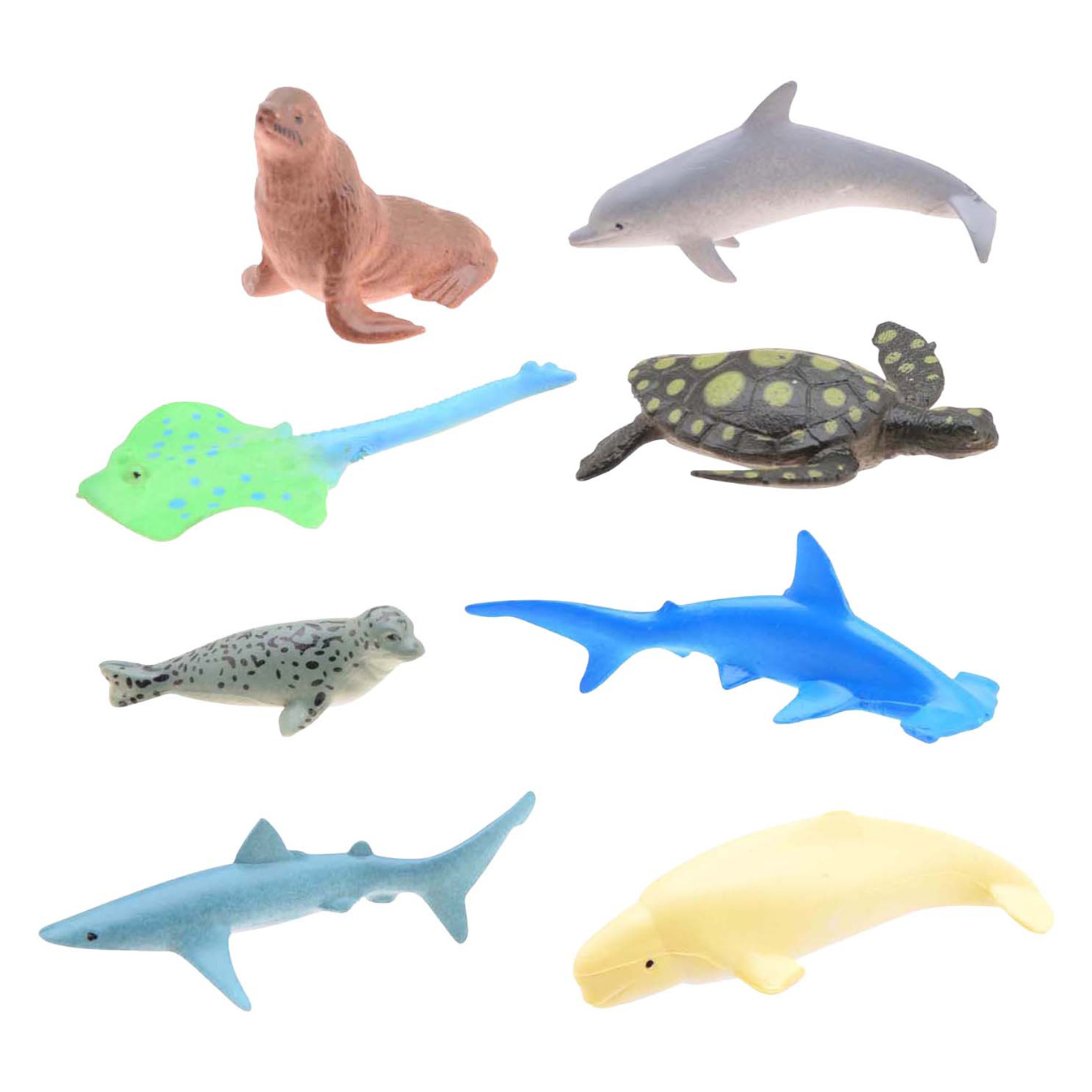Animal World - Zeedieren Speelset, 8dlg.