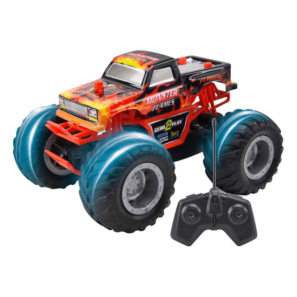 Gear2play - Gear2Play RC Bestuurbare Auto Monster Flames
