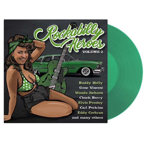 Various Artists - Rockabilly Heroes Vol. 2 (LP) (Coloured Vinyl) (Limited Edition)