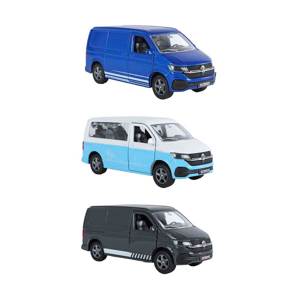 Kids Globe VW Transporter die cast pb 3ass 13,5cm