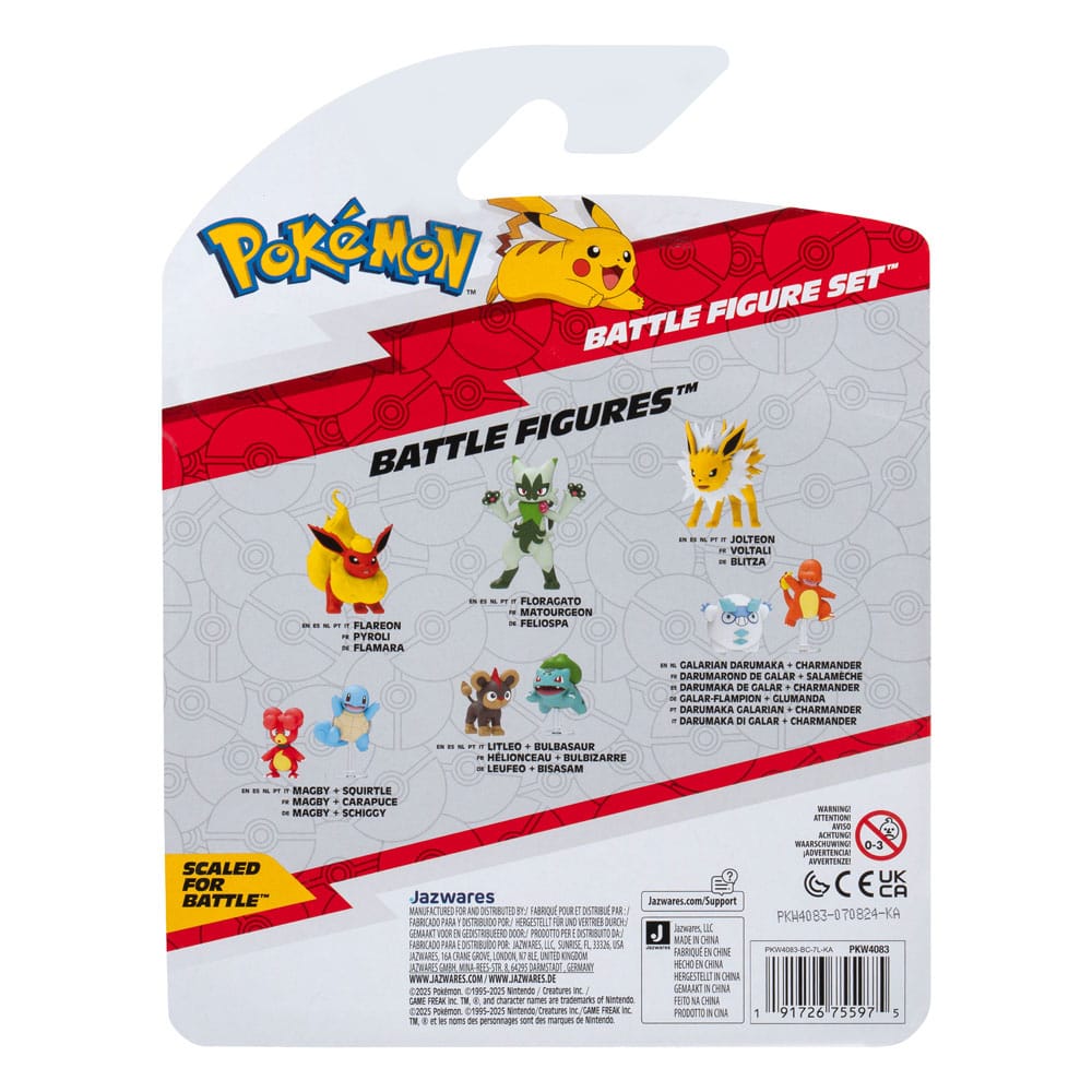 Pokemon  Battle Figure 3Figure Pack  Pichu Weaville  Machop Toys
