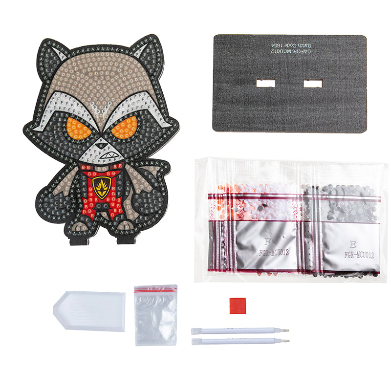 "Rocket" Crystal Art Buddies Marvel Series 2