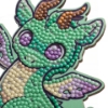 Smoky Dragon - Crystal Art Buddy Kit