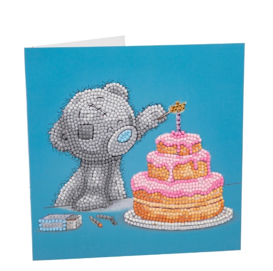 Happy Birthday, Crystal Art Card