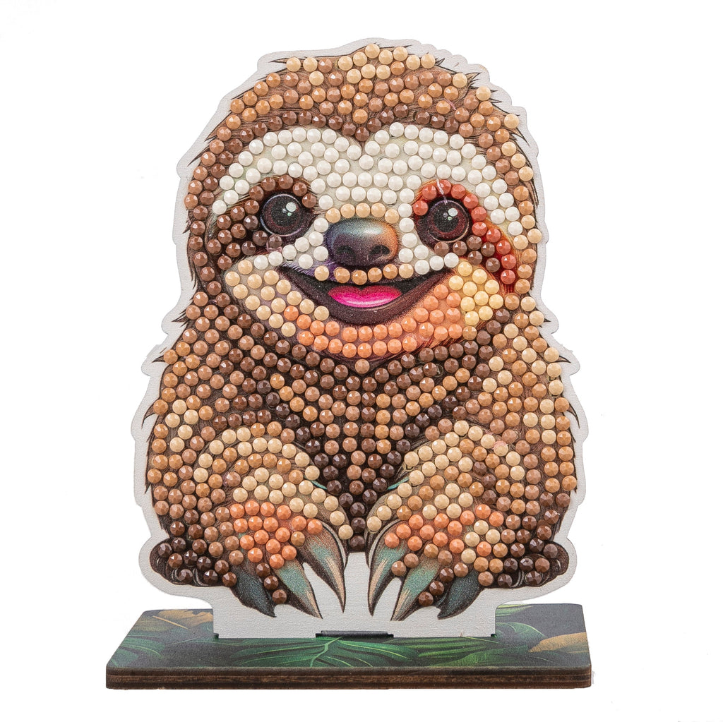 Sloth Crystal Art Wildlife Buddies