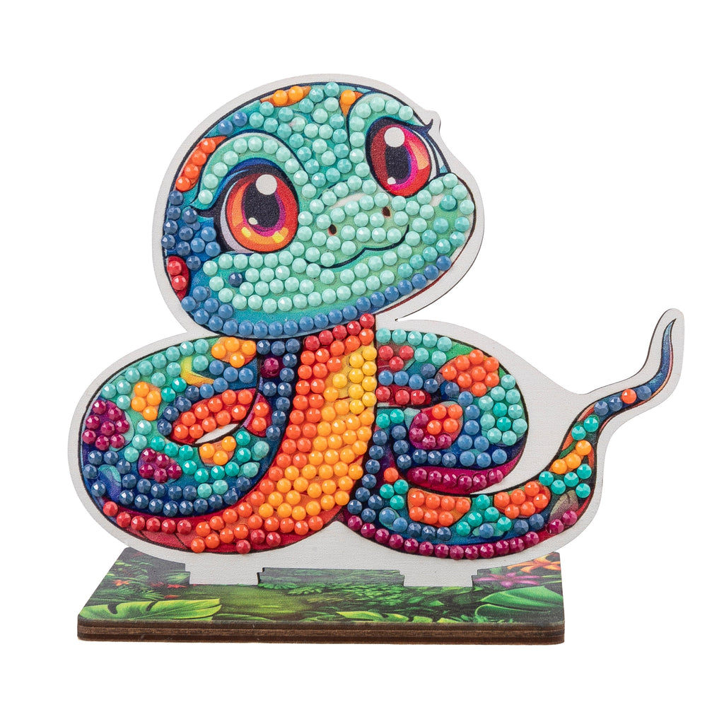 Snake Crystal Art Wildlife Buddies