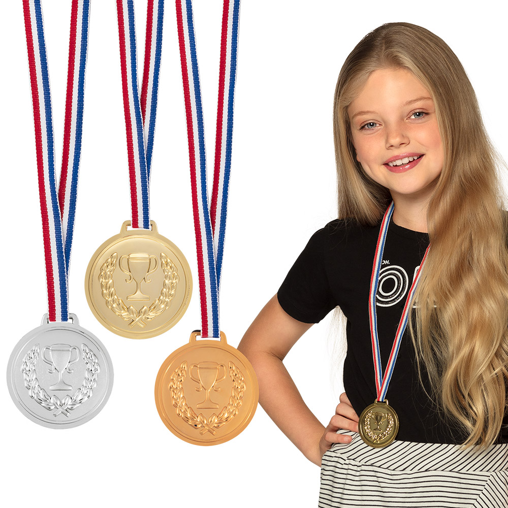 Medailles Podium 6cm, 3st.