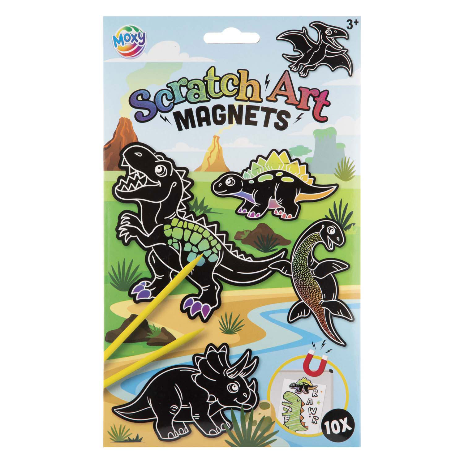 Scratch Magneten Maken Dino