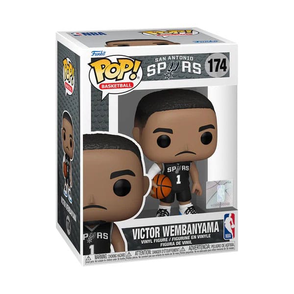 Nba: Funko Pop! Basketball - San Antonio Spurs - Victor Wembanyama (Vinyl Figure 174)