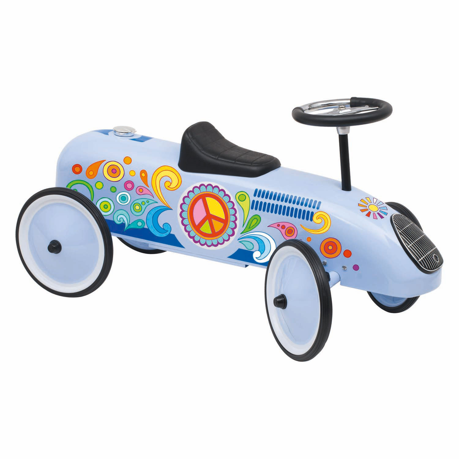 Loopvoertuig Retro Blauw