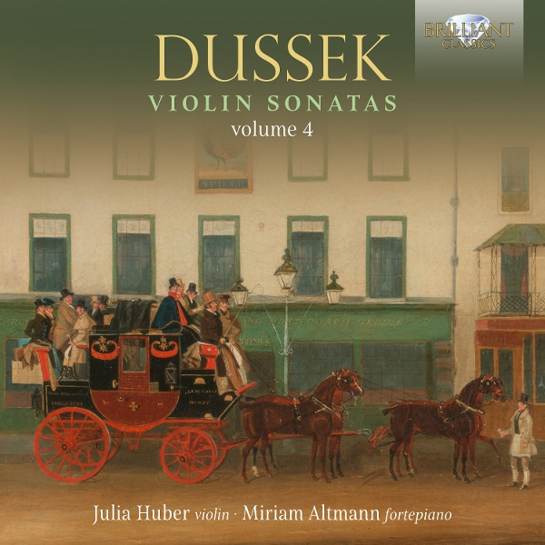 Julia Huber - Dussek: Violin Sonatas, Volume 4 (CD)