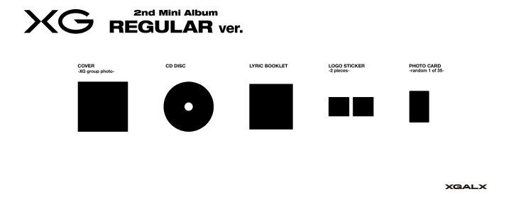 XG 2ND MINI ALBUM (REGULAR VER.)