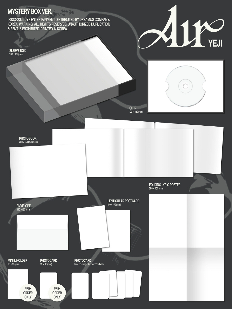 YEJI (ITZY) [AIR] MYSTERY BOX VER.