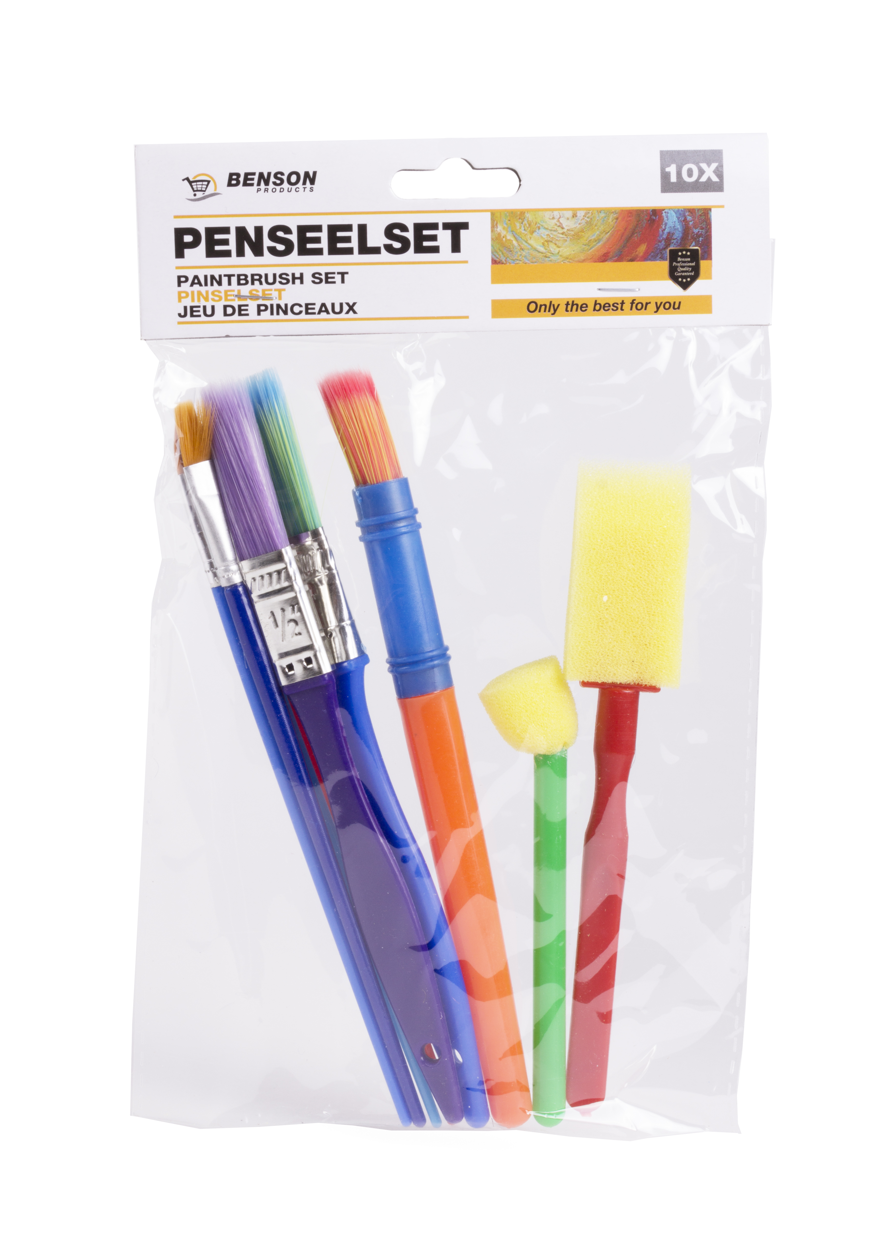 Penseelset 9 dlg