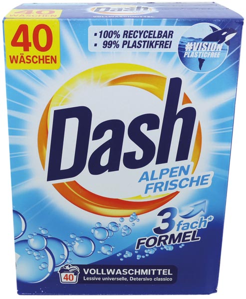 Dash Alpenfris poeder(40 wasjes, 2.6 kg)