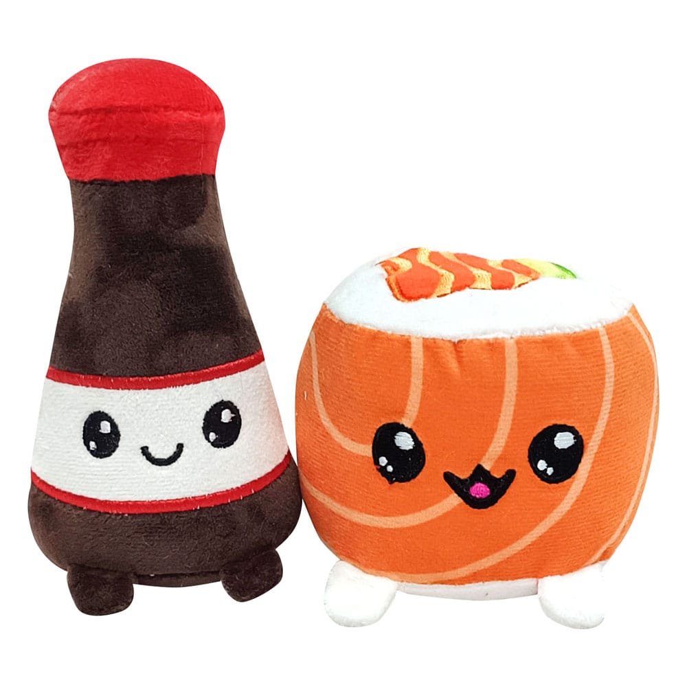 Yummis: Joy Toy - Together Uramaki E Soya - 2 Peluche 15 Cm