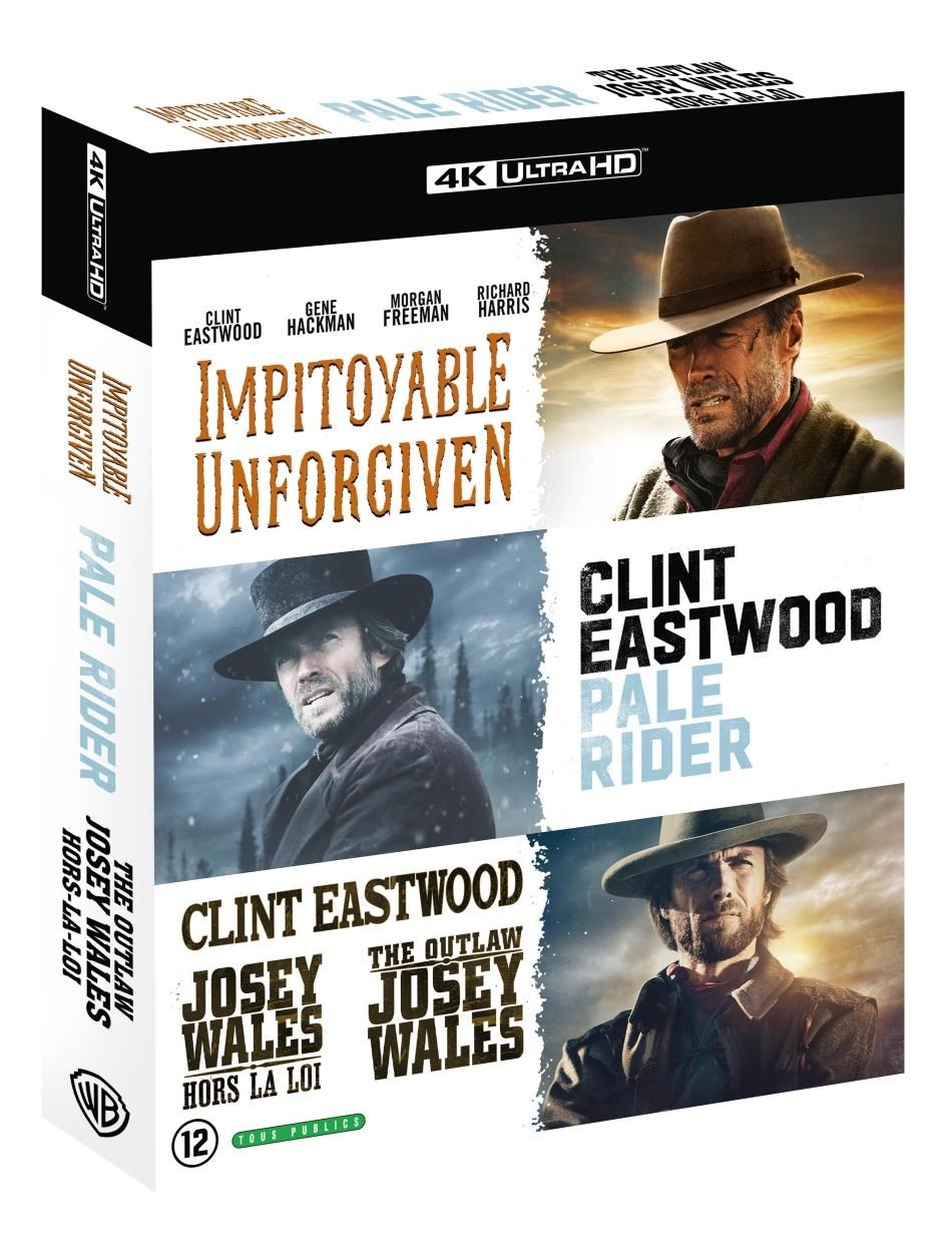 Unforgiven & Pale Rider & The Outlaw Josey Wales (4K Ultra HD Blu-ray)