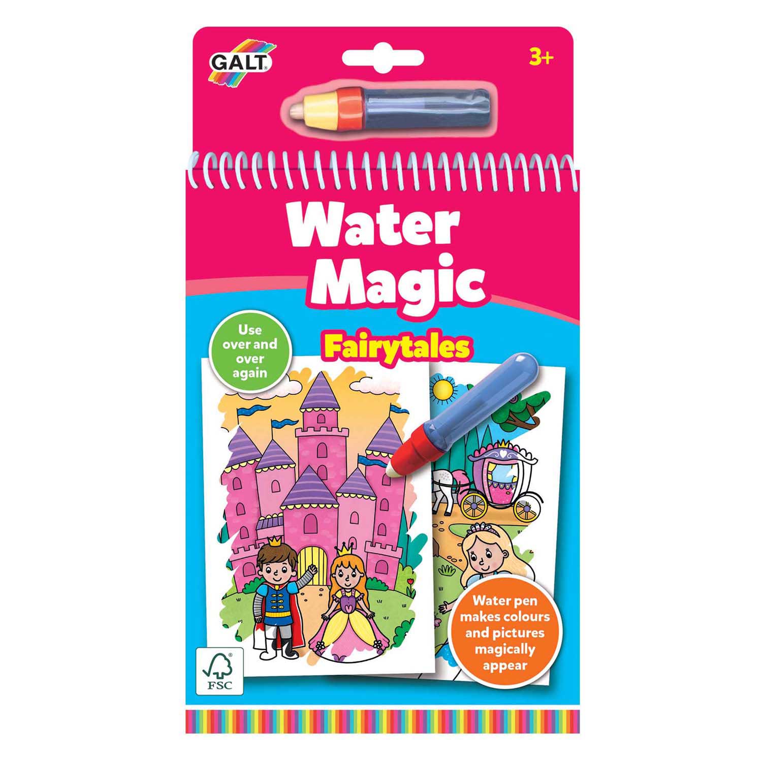 Jumbo - Galt - Water Magic Fairytales - 6 Kleurplaten