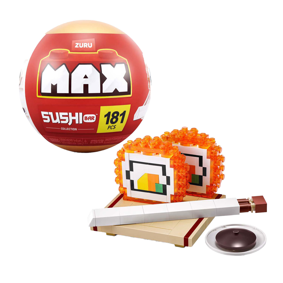 ZURU - ZURU Max Premium Sushi - Bouwspeelset in Verrassingsbal