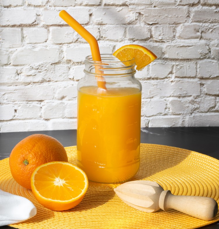 Rietjes siliconen gebogen 6dlg + reinigingsborstel