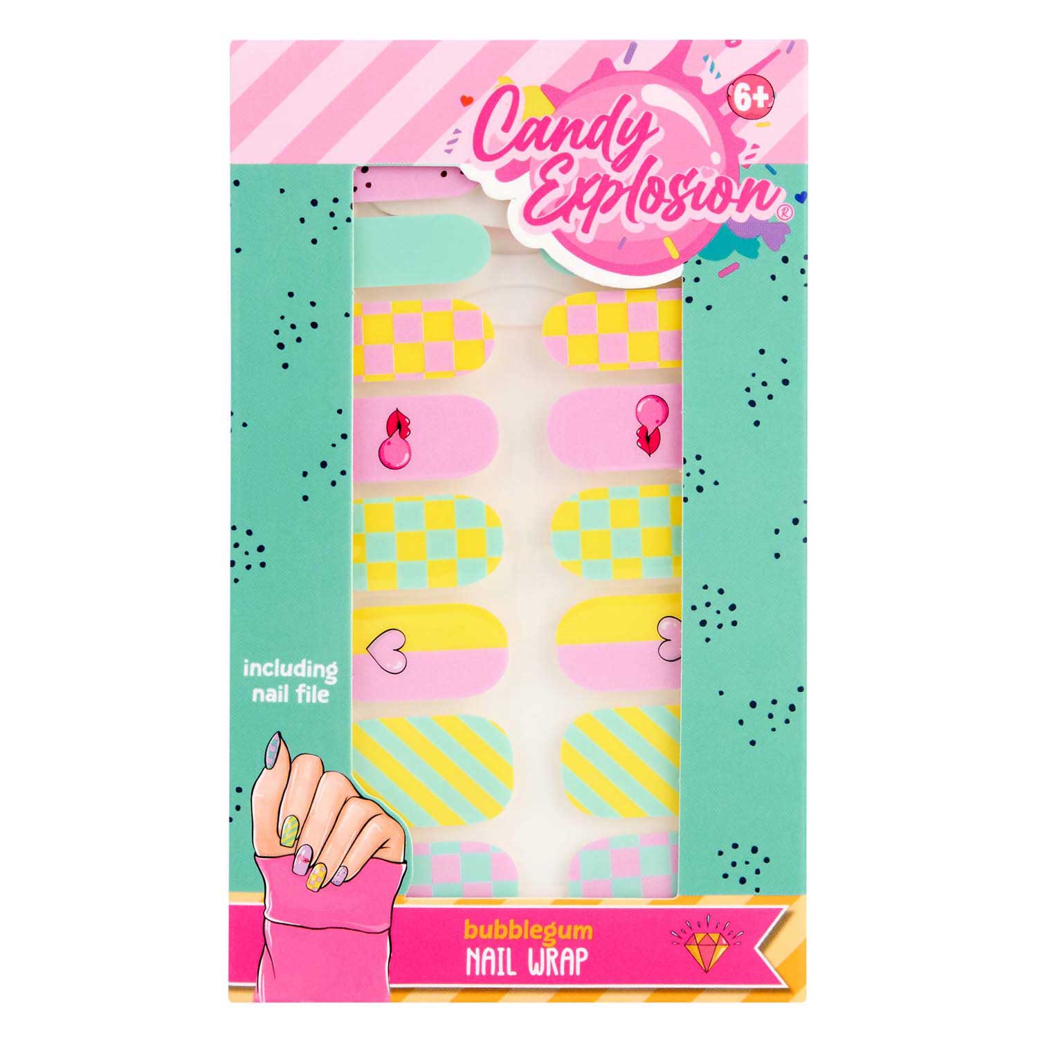 Create It! Candy Explosion Kunstnagel Stickers