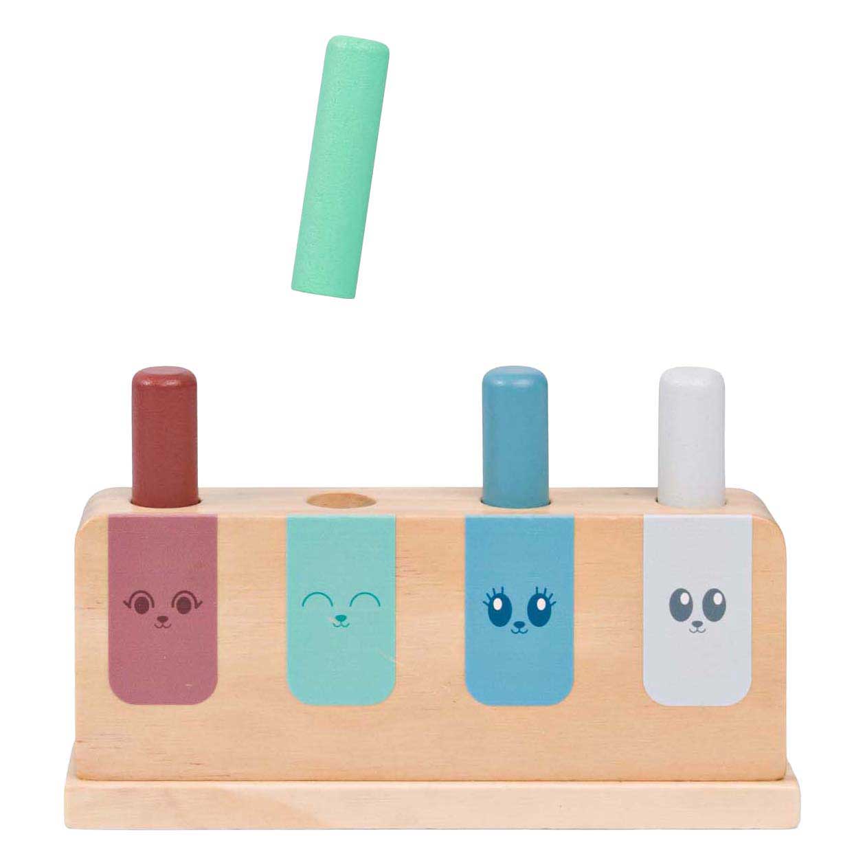 BS Toys - BS Toys Houten Pop-Up Spel - 5dlg.