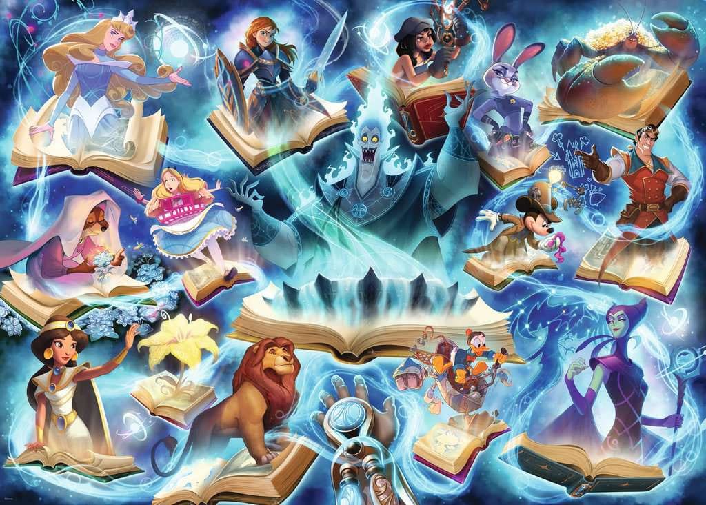 Ravensburger Legpuzzel Disney Lorcana Glimmers of the Realm: Sapphire - 1000st.